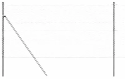 Produktbild von Gartenzaun - Zaun Set mit Kunststoffpfosten 26 Stück - 25 m Länge - Höhe 140 cm - Witterungsbeständig für außen - Weiß
