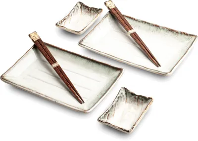 Produktbild von SUSHI TELLER SET | Sushi Geschirr Set | Mehrteiliges Sushi-Set
