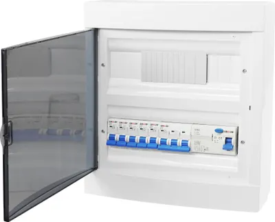 Produktbild von Unterverteilung Sicherungskasten Aufputz 24 Module FI Schalter LS Schalter