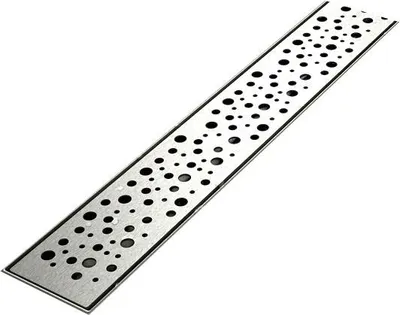 Immagine prodotto di Canalina doccia Simple in acciaio inox AISI 304, lunghezza 100 cm, larghezza 62 mm, sifone 40 mm