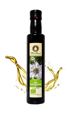 Produktbild von Mevlana Naturmühle - naturreines Schwarzkümmelöl 250 ml ungefiltert, Nigella Sativa , kaltgepresst aus eigener Herstellung