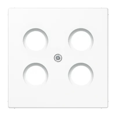 Produktbild von Jung LS990-4SAT1WW Abdeckung für SAT-TV-Steckdose Hirschmann