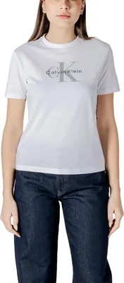 Produktbild von Calvin Klein Jeans T-Shirt Weiß 485282 : Größe - M Größe: M