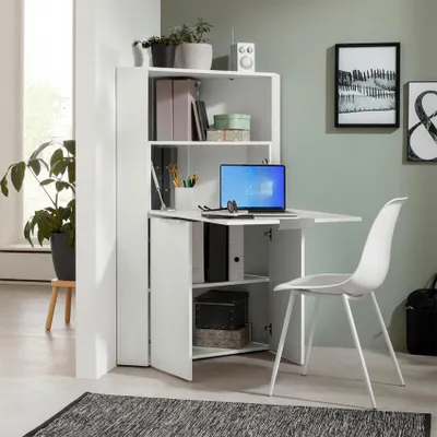 Produktbild von Klappbarer Platzspar-Schreibtisch Eckmodell 70x70cm Dalia II