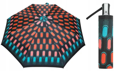 Obrázek produktu pro F.P.Parasol Automatická dámská černá skládací s pouzdrem
