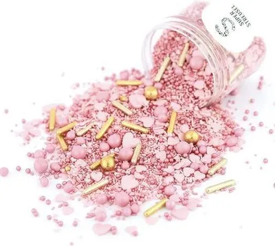 Obrázek produktu pro Cukrové zdobení 90g růžový valentýn
