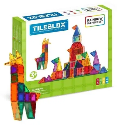 Zdjęcie produktu dla Tileblox zestaw tęczowy 104el