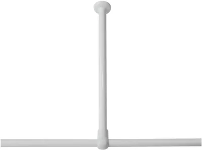 Produktbild von Sealskin Deckenhalterung für Duschvorhangstangen, Aluminium, Durchmesser: 28 mm, Farbe: weiß, 276668610