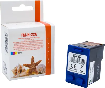 Produktbild von color Tinte/Druckpatrone 4.1-C9352C kompatibel mit HP C9352AE [ 22 ]