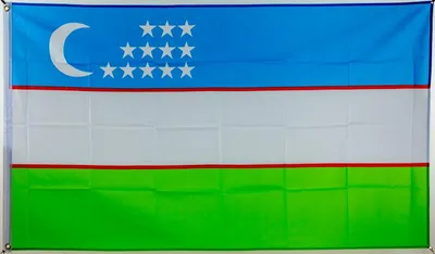 Produktbild von Flagge 90 x 150 : Usbekistan