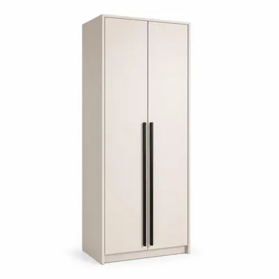 Produktbild von Kleiderschrank GENUA 105 cm – 2-türig Drehtürenschrank mit viel Stauraum für Schlafzimmer (Sandbeige)