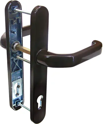Produktbild von Schmalrahmen Türbeschlag SRG 1604 Braun PZ 92mm Dr/Dr Türklinke Türdrücker