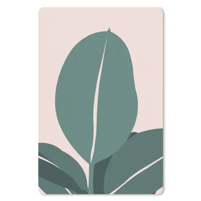 Produktbild von MuchoWow® Mauspad Mousepad Sommer - Blätter - Pastell 18x27 cm - Mousepads - Maus Mat - Pad - Mausunterlage