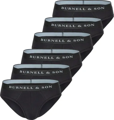 Produktbild von Burnell & Son Slips 6er Pack, Größe:XXL, Farbe BS Boxershorts:schwarz