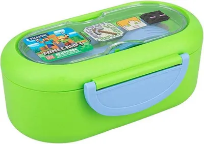 Produktbild von Minecraft Bento-Essensbox mit Besteck