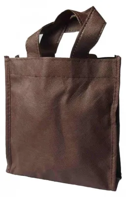 Produktbild von 20 PP Tragetasche Apothekertasche braun 16x16x6 klein