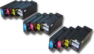 Produktbild von vhbw 12x Tintenpatronen kompatibel mit Canon MB2750, MB2755, MB2150, MB2155 Drucker (Kompatibel)