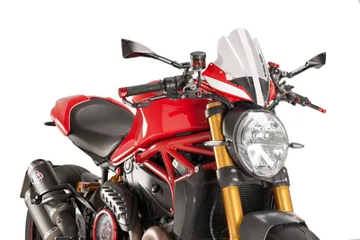 Image de PUIG écran sport transparent 290x180mm pour Ducati