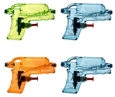 Produktbild von Transparente Mini-Wasserpistole X4