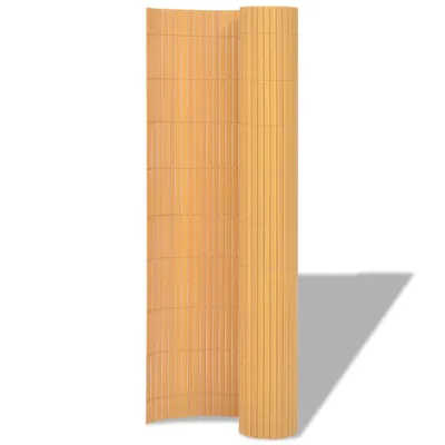 Produktbild von vidaXL Gartenzaun Gelb 150 x 300 cm PVC
