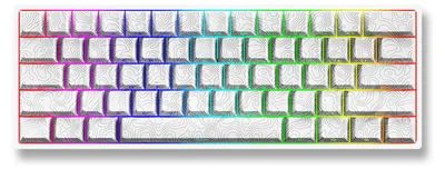 Obrázek produktu pro Kabelová mechanická klávesnice s 61 klávesami, herní klávesnice s funkcí Hot-Swap a nastavitelným LED osvětlením, klávesnice s magnetickými klávesami pro počítače/PC/notebooky