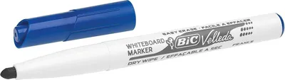 Produktbild von BIC Velleda 1741, 12 Stück(e), Blau, Rundspitze, Blau, Weiß, Kunststoff, Rund