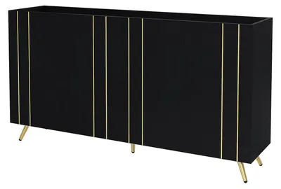 Image de Armoire de rangement - Meuble de rangement - Armoire avec portes - Rangement - 160x38x80 cm - Étagères réglables