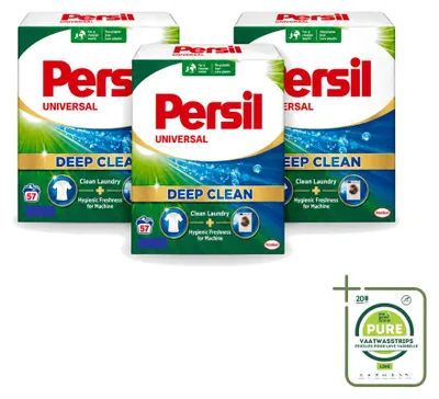 Produktbild von 3 x Persil Universal Waschpulver für weiße Wäsche - Großpackung - 3 Stücke