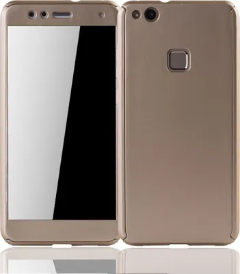 Produktbild von Handyhülle Schutzhülle für Huawei P10 Lite Full Case Cover Displayschutz 360 Gold