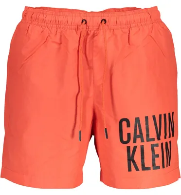 Image de Boxer de bain pour homme, rouge - Écologique, longueur moyenne, coupe confortable