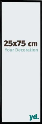 A product image for a picture frame with text and a logo.