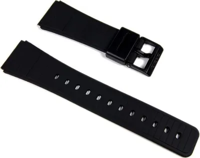 Produktbild von Casio Ersatzband Uhrenarmband Resin schwarz 22mm DBC-62
