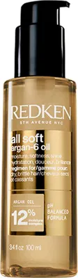 Zdjęcie produktu dla Redken All Soft Argan-6 Oil odżywczy olejek do włosów suchych 100 ml