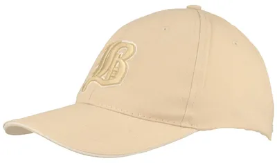 Verstellbare Baseball Cap aus 100% Baumwolle mit schöner Stickerei von Hut-Breiter in beige