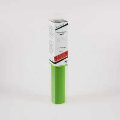 Produktbild von craftcut M40 Plotterfolie matt APPLE-GREEN 30,5 x 300 cm