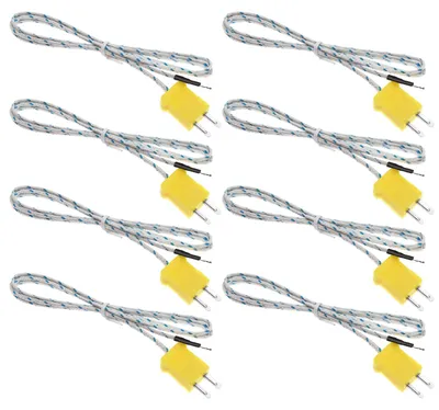 8er-Pack K-Typ Thermoelement-Sonden, -40 bis 400 °C, 1 m