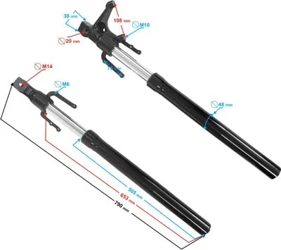 Obrázek produktu pro Přední tlumič Stratos 125