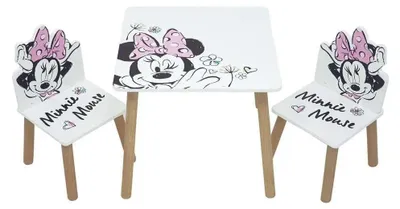 Immagine prodotto di Tavolo per bambini con sedie Minnie Mouse