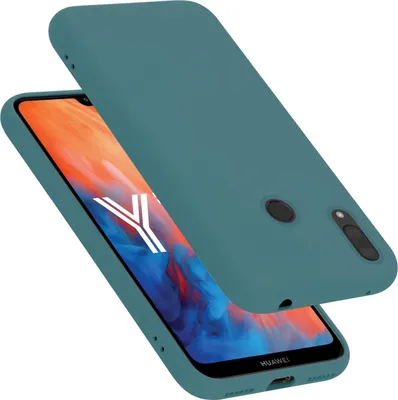 Obrázek produktu pro Cadorabo ochranný kryt pro Huawei Y7 2019 / Y7 PRIME 2019 pouzdro na mobilní telefon v zelené barvě kryt TPU pouzdro