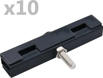 Immagine prodotto di vidaXL connettori U-mat 10 set antracite