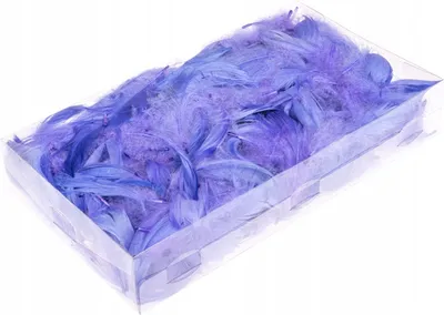 Produktbild von Dekolo Federn zur Dekoration oder für die Inneneinrichtung weich und flauschig im Griff Lavendel 35g