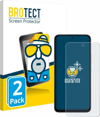Produktbild von 2x BROTECT Schutzfolie für Xiaomi Poco M7 Displayschutz Displayschutzfolie Folie Matt Entspiegelungsfolie