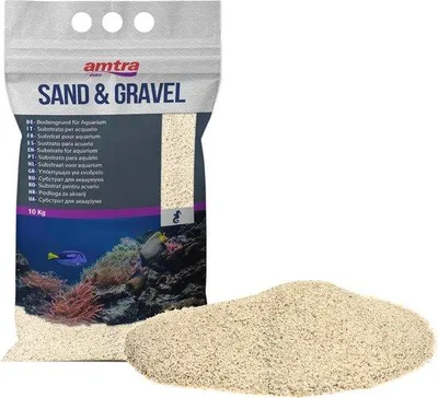 Immagine prodotto di Famanu, sabbia bianca di quarzo finissima per acquari d'acqua dolce e salata - 10 kg, granulometria 0,1-0,7 mm