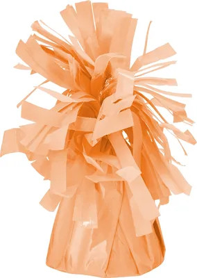 Ballongewicht für Helium 7cm Orange 4er Set