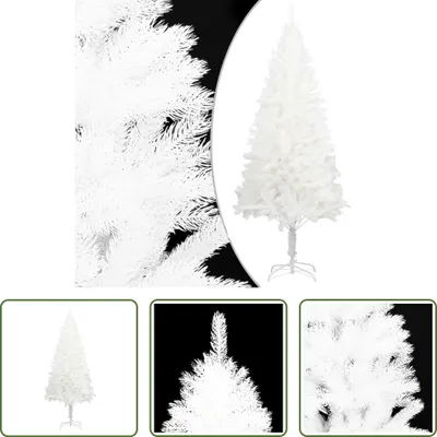 Obrázok produktu pre The Living Store Umelý vianočný stromček Prírodné ihličie biely 120 cm