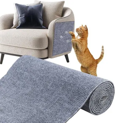 Zdjęcie produktu dla Taśma do kanap dla kotów, 200 cm x 40 cm, samoprzylepna, mata chroniąca przed pazurami, do mebli, drzwi, ścian