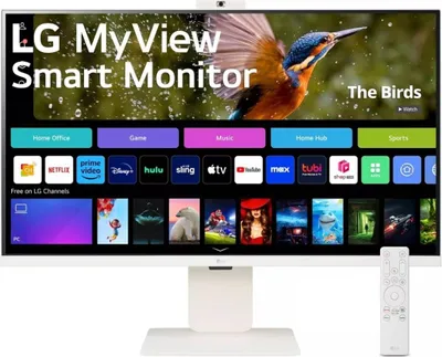 Image de Moniteur LG UltraGear 32SR85U-W 32" FHD 4K 60Hz Blanc