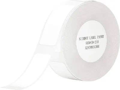 Produktbild von Niimbot Thermoetiketten, 15x30 mm, 1 x Rolle mit 210 Stück, weiß