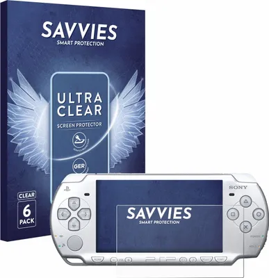 Produktbild von 6x Für Sony PSP 2004 Schutzfolie Savvies Displayschutz Display Schutz Folie Klar Transparent