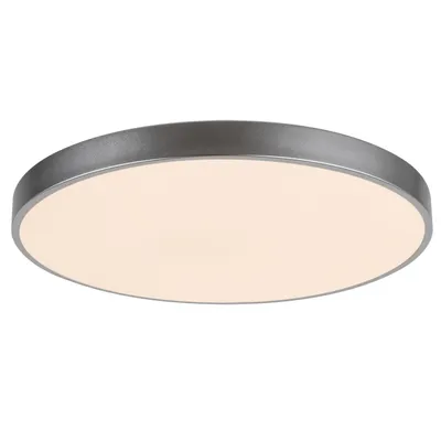 Zdjęcie produktu dla Plafon z pilotem 60 cm LED 60W srebrny okrągły Tesia 3317 Rabalux